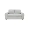 Sofá Cama Click Lana, un sofá práctico para convertirlo en cama y dormir dos personas, tapizado en tela color gris claro. Sofá cama sencillo, Sofá cama doble. Sofá cama en Bucaramanga