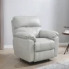 Silla Reclinable Tendenzza eléctrica en Cuero natural color gris, con herraje Zero Gravity. Sillón Reclinable eléctrico, Reclinables en Cuero, Silla Reclinable en Bucaramanga. Silla Reclinable 1 puesto