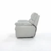 Primera posición de la Silla Reclinable Tendenzza eléctrica en Cuero natural color gris, con sistema Zero Gravity. Sillón Reclinable eléctrico, Silla Reclinable en Cuero, Silla Reclinable en Bucaramanga, Silla Reclinable 1 puesto