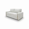 Lado izquierdo del Sofá Cama Click Alpha, Un Sofá cama doble, práctico para convertirlo en cama y dormir hasta dos personas Sofá cama en Tela color taupé. Sofá cama de 2 puestos. Sofás cama modernos. Sofá cama en Bucaramanga